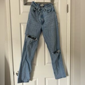 Abercrombie & Fitch 90s straight ultra high rise straight jeans
